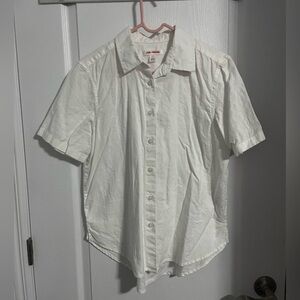 Joe Fresh Casual White Button-Down Shirt & pants set